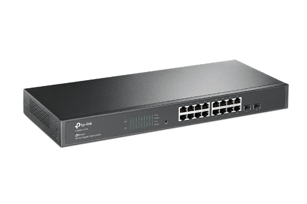 Jual TP-Link JetStream16-Port Gigabit Smart Switch with 2 SFP Slots