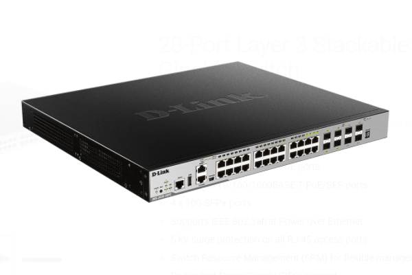 Jual D-Link DGS-3630-28PC Managed Switch