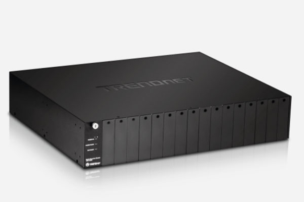 Jual Trendnet TFC-1600 16-Bay Fiber Converter Chassis System