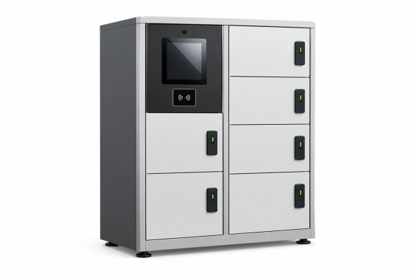 Intelligent Locker System warna putih size kecil